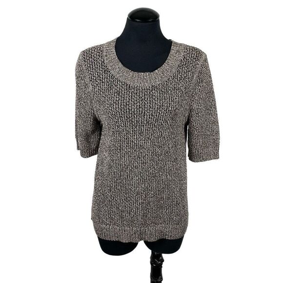 Pendleton NWOT Knit Cotton Blend Short Sleeve Sweater - Women’s M - Picture 1 of 8